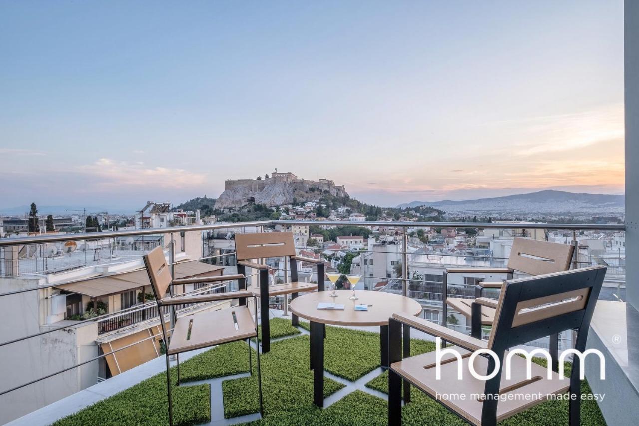 Ll Extraordinary Homm Suites Acropolis & Lycabettus Views With Jacuzzi Атина Екстериор снимка