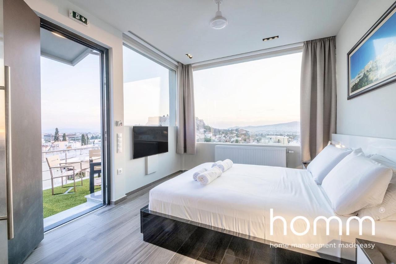 Ll Extraordinary Homm Suites Acropolis & Lycabettus Views With Jacuzzi Атина Екстериор снимка