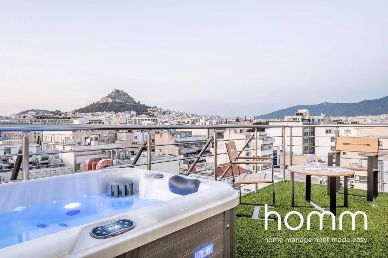 Ll Extraordinary Homm Suites Acropolis & Lycabettus Views With Jacuzzi Атина Екстериор снимка